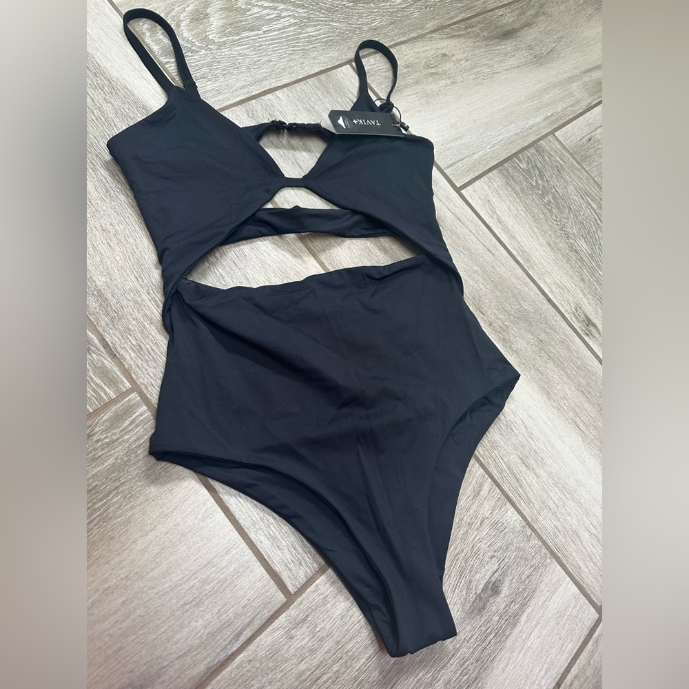 NWT Black One Piece Suit